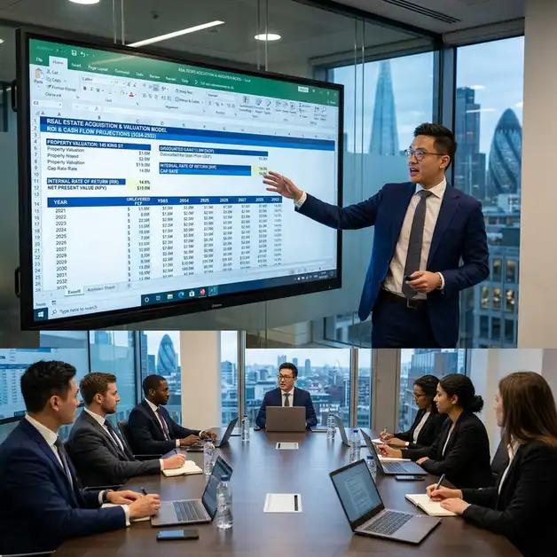 analise de retorno financeiro e captacao de investidores imobiliarios