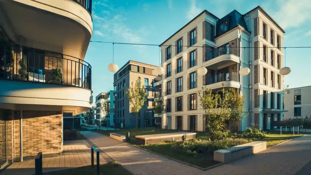 Funil de Vendas para Lançamento Imobiliário com Empreendimento Residencial Moderno